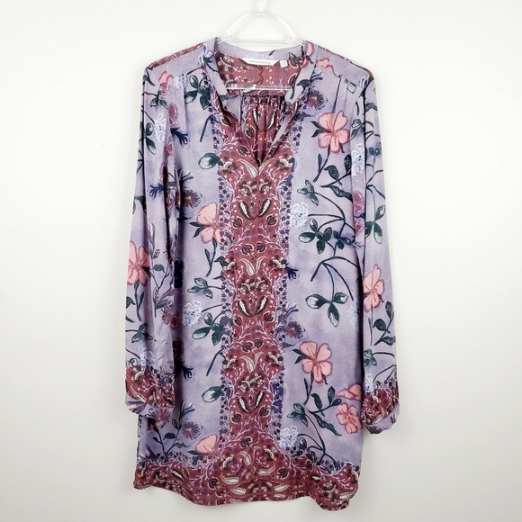 Soft Surroundings | Floral Print Giardino Tunic - Picture 1 of 8